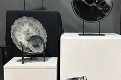 Glass and resin sculptures