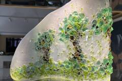 Glass and resin sculptures